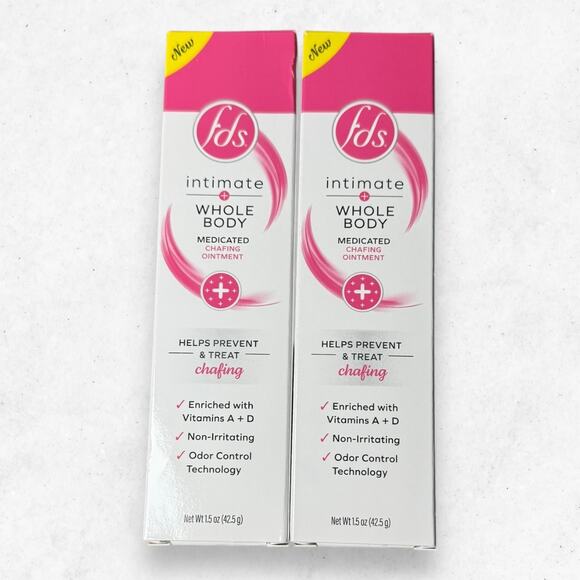 FDS Intimate Whole Body Medicated Chafing Ointment Odor Control Set of 2 1.5 oz. - Picture 1 of 6